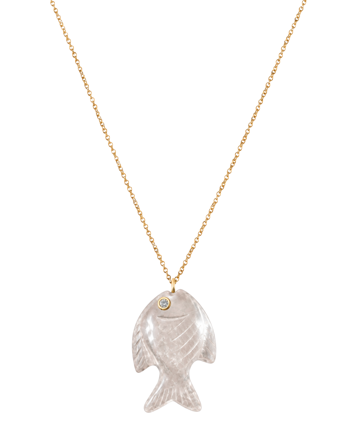 The Clear Quartz Lucky Fish