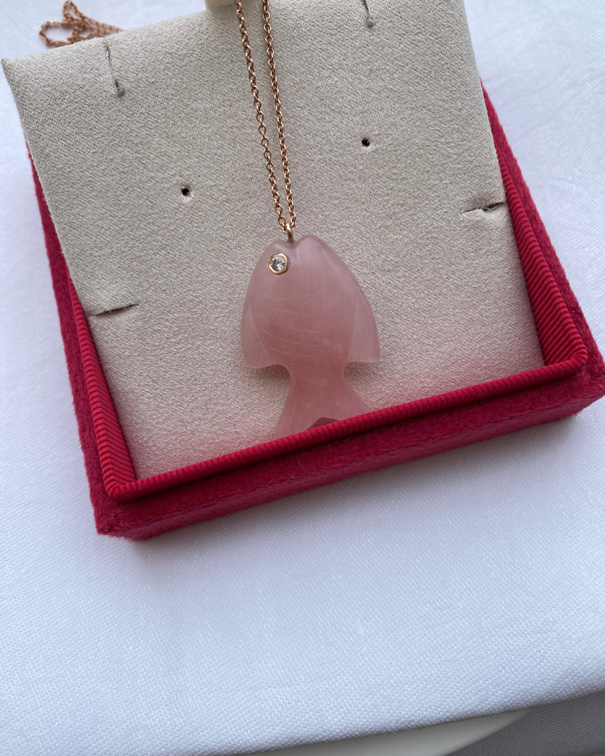 The Rose Quartz Lucky Fish