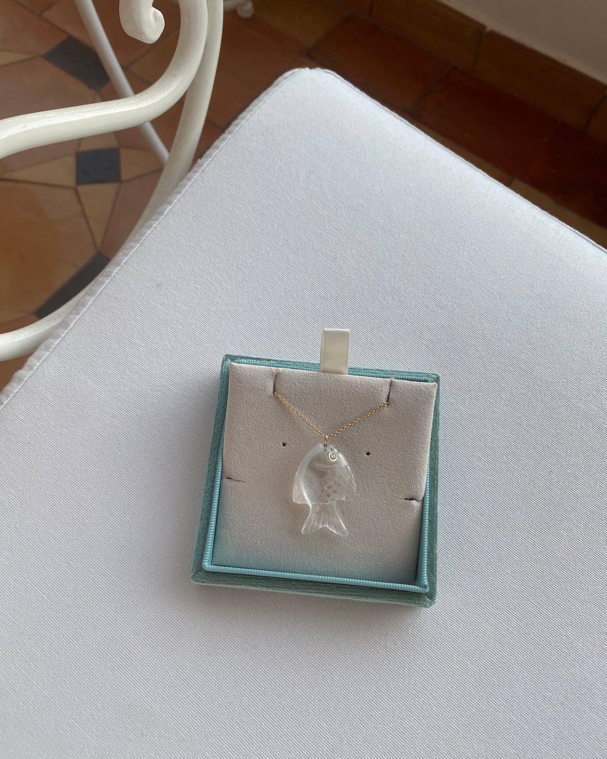 The Clear Quartz Lucky Fish