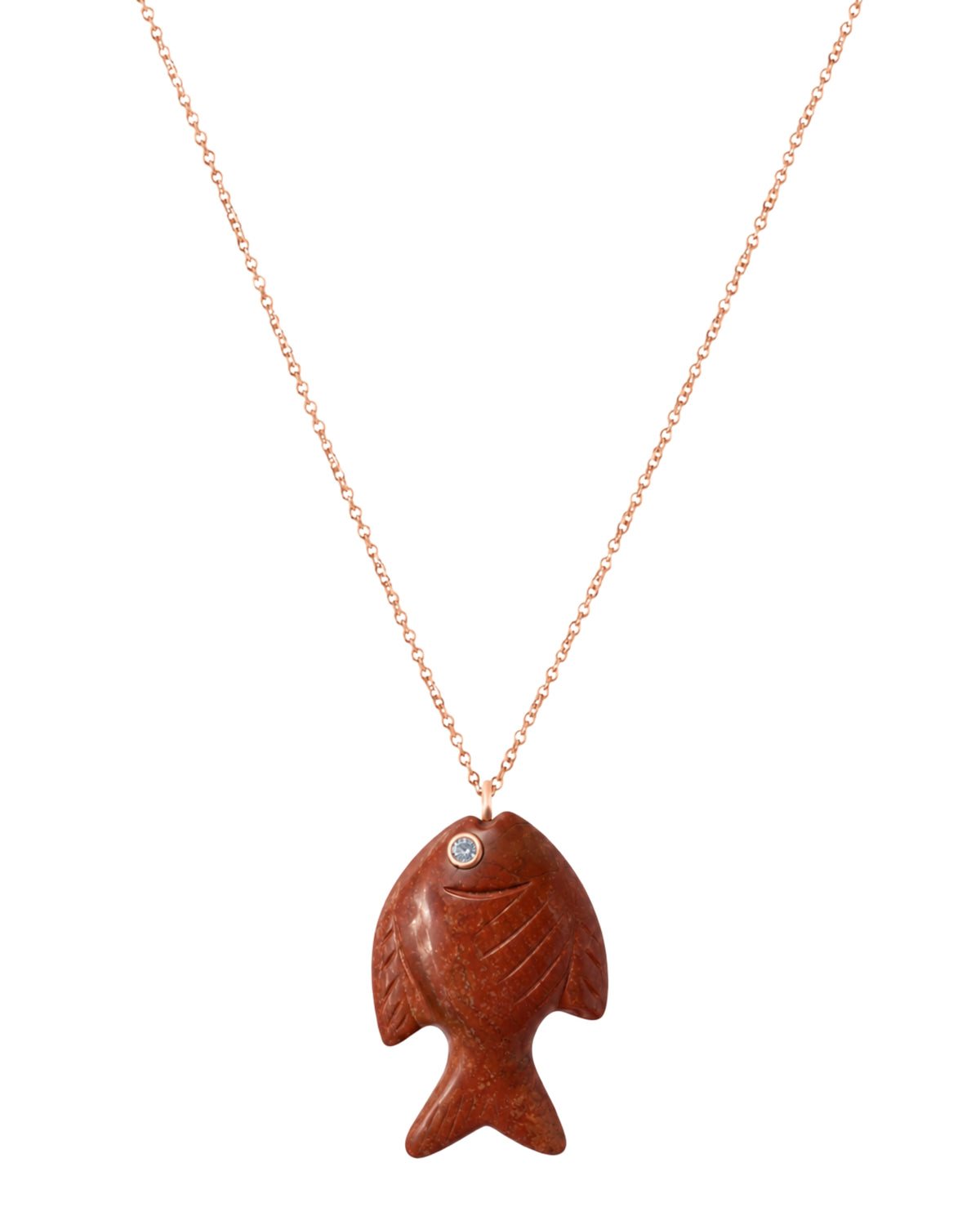The Red Jasper Lucky Fish