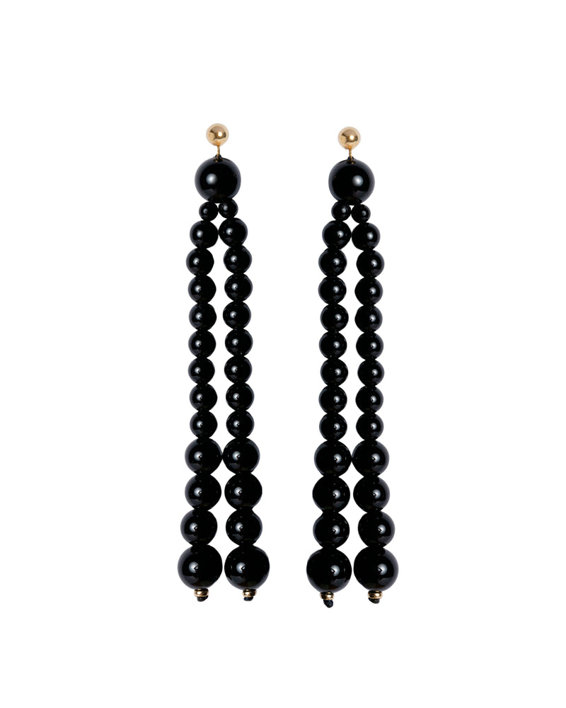Black Lara Earrings